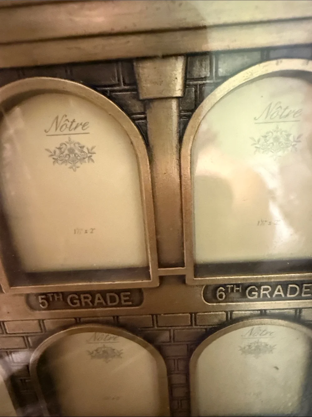 Vintage School House Picture Frame from 1st to 12th Grade